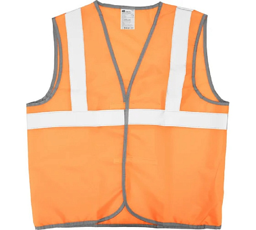 Жилет сигнальный оранжевый Сибртех