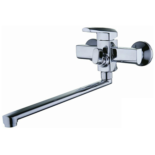 Смеситель для ванн c плоским изливом Ф35 LOF7-A033