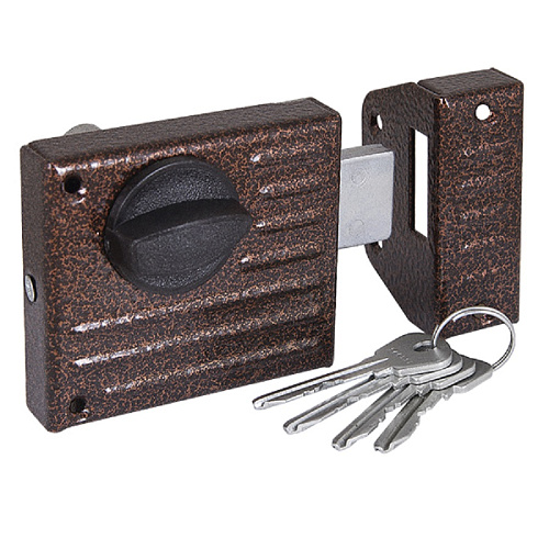 Замок накладной ЗН1-2.1 медь