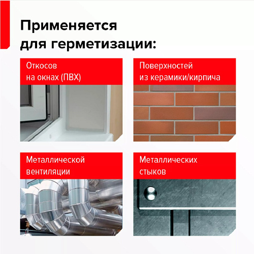 Герметик ТЕХНОНИКОЛЬ ПУ MASTER полиуретановый 310 мл картридж Белый 678005