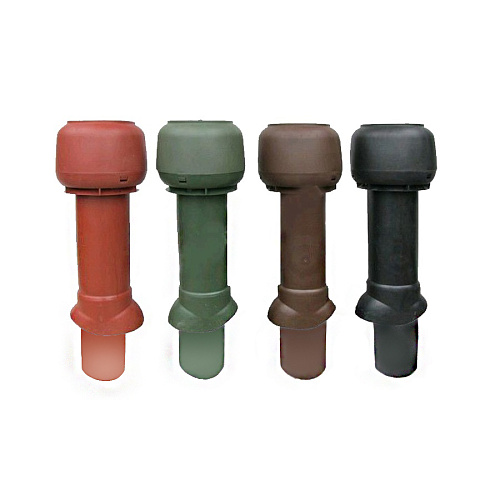 Труба вентиляционная КР-3 RR11 Зеленая D=110/160 H=500