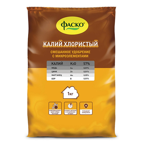 УМС Калий хлористый с микроэлементами Фаско 1кг(25шт)