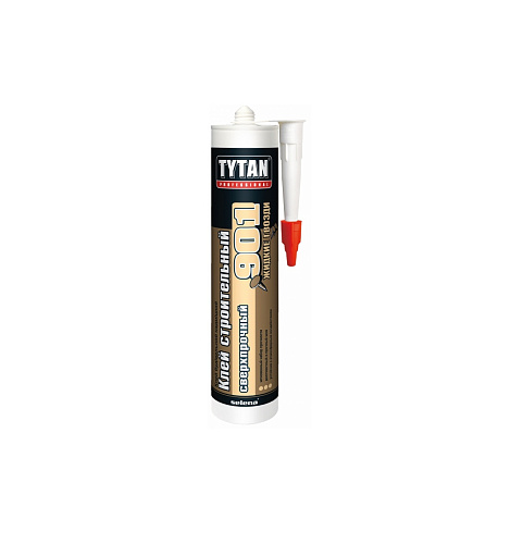 Клей Tytan Professional 901 строительный сверхпрочный бежевый 390 гр Клей Tytan Professional 901 строительный сверхпрочный бежевый 390 гр