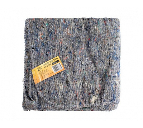 Тряпка для пола Домашний сундук ХБ серая 60х70