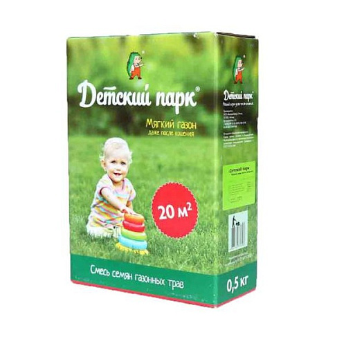 "Газон ""Детский парк"" Зеленый ковер для детских площадок 0,5кг"