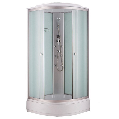 Душевая кабина Niagara NG 3304-14 90х90х215 низкий поддон матовое стекло