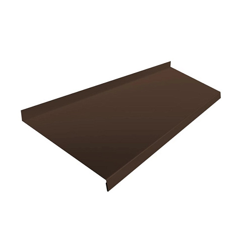 Отлив металлический 20х150х20 ПЭ RAL8017 2м