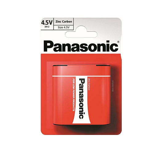 Батарейка солевая Panasonic 3R12 (Квадратная) 4,5В
