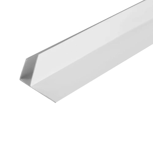 Профиль L ПВХ 10мм 3м Белый "Идеал"