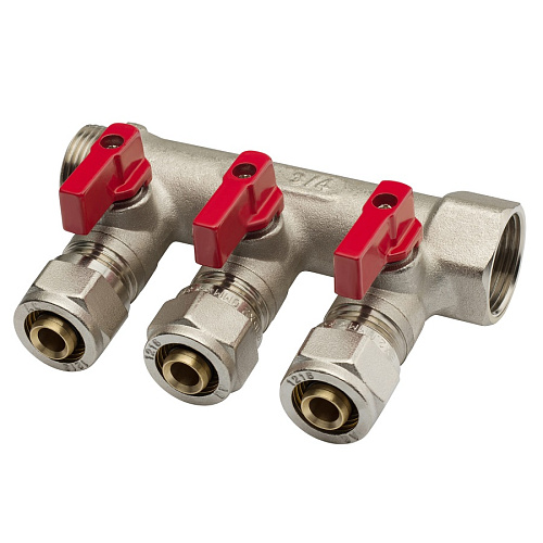 Коллектор F401.3 3/4х16х3 ц с цангами