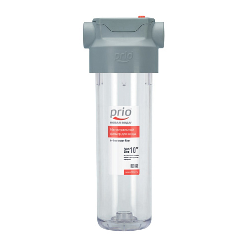 "Фильтр Новая вода магистр. 10"" на холод.воду прозрачный"