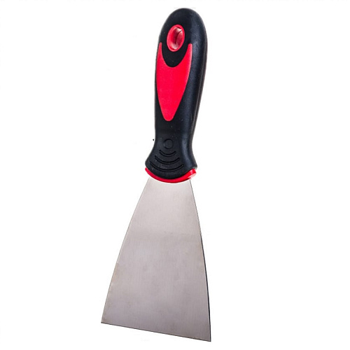 Шпательная лопатка нержавеющая сталь 80мм 2 компонентная ручка MATRIX