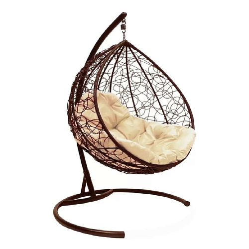 Качели-кокон черные с подушкой цвет в ассортименте