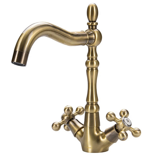 Смеситель для кухни бронза