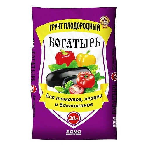 Почвогрунт для томатов и перцев Богатырь 10л