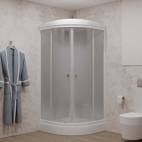 Душевая кабина Maroni Galaxy 90х90х215 SR90L-STN-DN4 7 мест+сифон