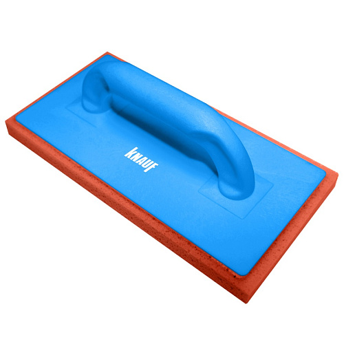 Терка губчатая 15х29 красная, мягкая КНАУФ