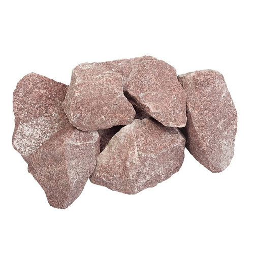 Камень Малиновый кварцит колотый (коробка 20кг)