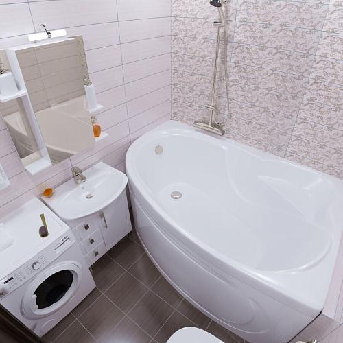 Ванна акриловая Тритон Изабель левая NEW 170 с каркасом