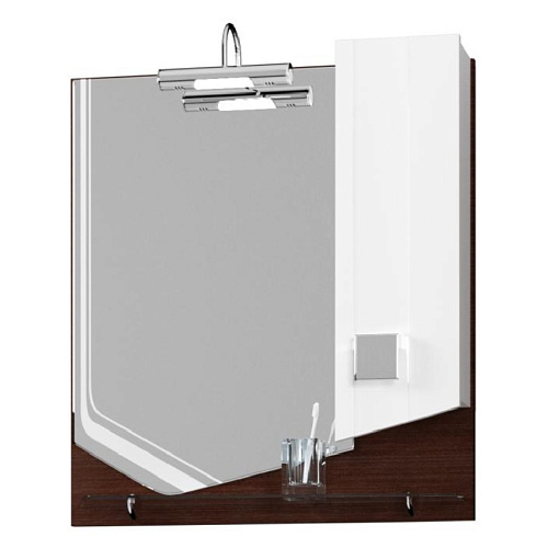 Шкаф-зеркало Lambo 70 венге