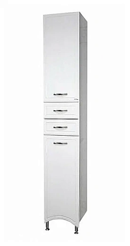 Пенал Дрея 35 белая эмаль левый