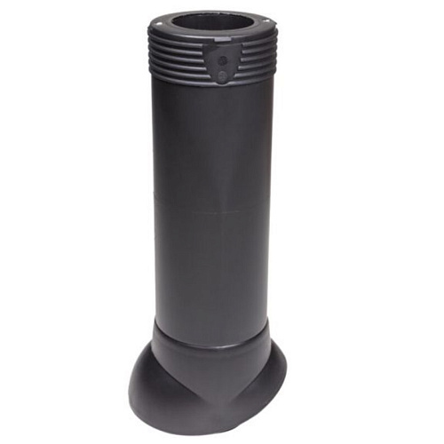 Труба вентиляционная без колпака RR33 Черный D=110 Н=500