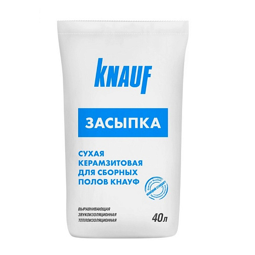 Сухая засыпка KNAUF 40л Сухая засыпка KNAUF 40л