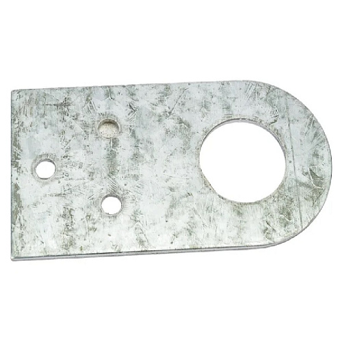 Проушины ушко прямое 75х40 75х40х2 цинк белый