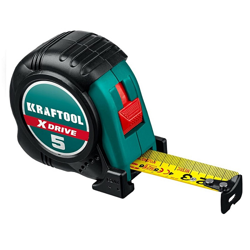 Рулетка KRAFTOOL X Drive покрытием 25ммх5м