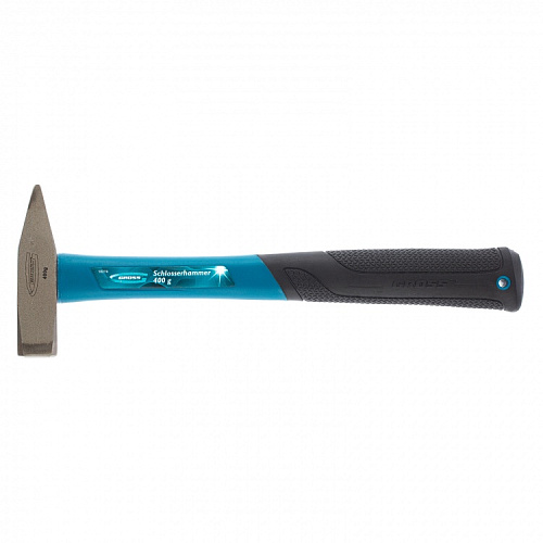 Молоток слесарный 400г.квадратный боек фибергласовая ручка