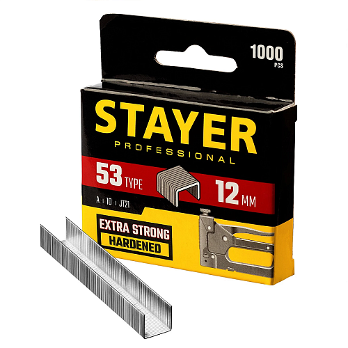 Скобы STAYER тип 53 12мм
