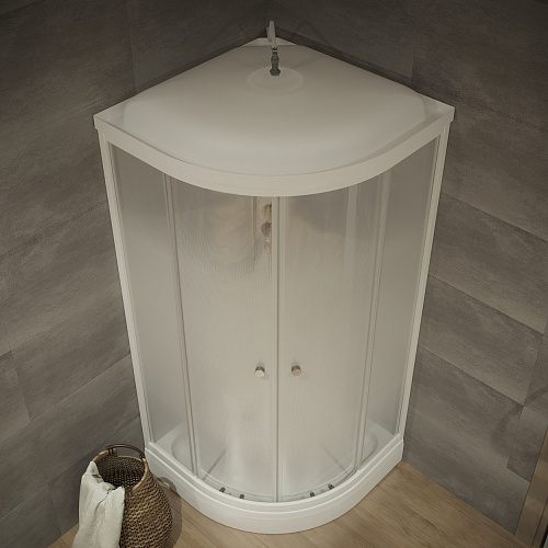 Душевая кабина Maroni Galaxy 90х90х215 SR90L-STN-DN4 7 мест+сифон