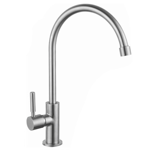 Смеситель для кухни моно нерж.