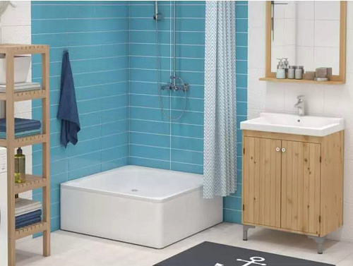 Поддон ВИЗ АНТИКА 900х900х150 APS-90101 стальной квадрат 