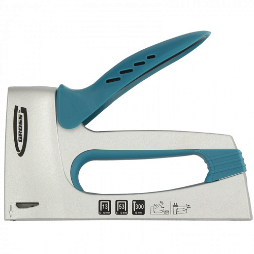 Степлер тип 13,53,300 алюминиевый корпус 6-10мм GROSS