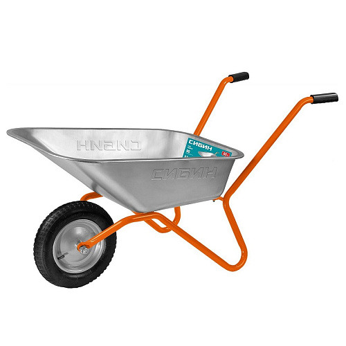 Тачка садовая одноколесная СИБИН СТ-11 65л 90кг