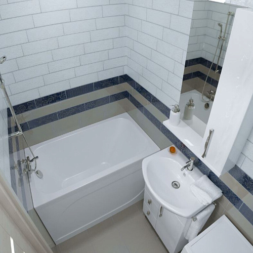 Ванна акриловая Тритон Стандарт Экстра 120 с установочным комплектом