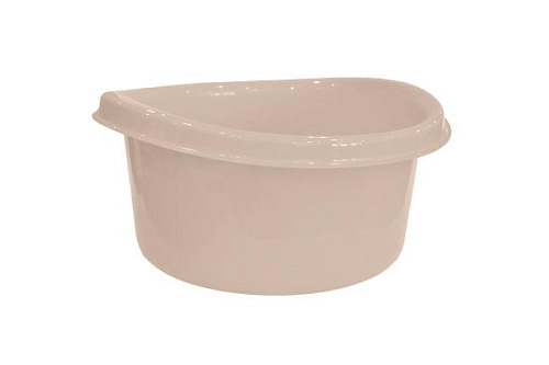 Таз круглый  Vogue 12 л  SV3939БЖ бежевый