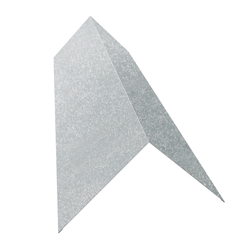 Планка конька плоского 190х190 оцинкованная 2м