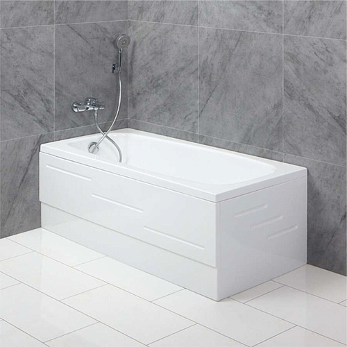 Ванна акриловая MIRSANT LIGHT 170х70 с установочным комплектом