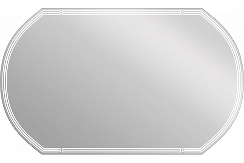 Зеркало LED 090 design 120х70 с подсветкой с антизапотеванием