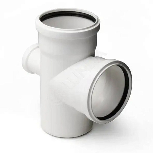 Крестовина канализационная малошумная 110/50/50х90° Белая