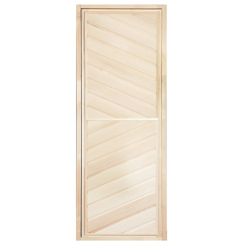 Дверь для бани глухая 1,9х0,7м липа