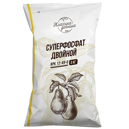 УМС Суперфосфат двойной азотосодерж.. 3кг Классика Дачника