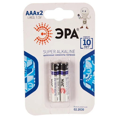 Батарейка щелочная ЭРА Alkaline LR06 (АА) 1,5В