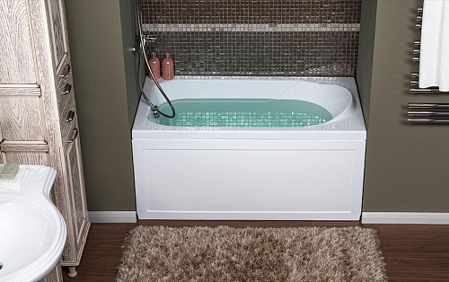 Ванна акриловая AQUANET West 140x70 прямоугольная с каркасом 205560