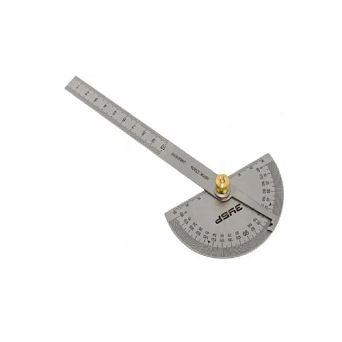 Транспортир ЗУБР из нержавеющей стали 100мм