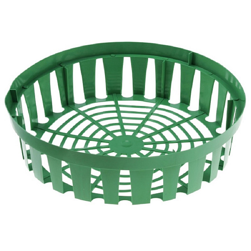 Корзина для лукович растений пластиковая круглая D30смН7см