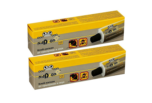 Родентицид клей-капкан от грызунов и мух NADZOR Родентицид клей-капкан от грызунов и мух NADZOR