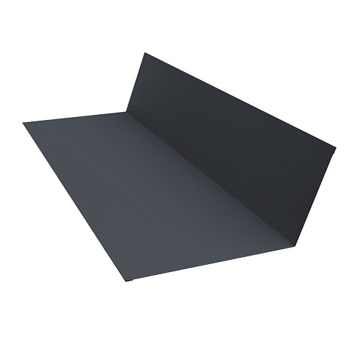 Планка примыкания 150х250 ПЭ RAL7024 2м